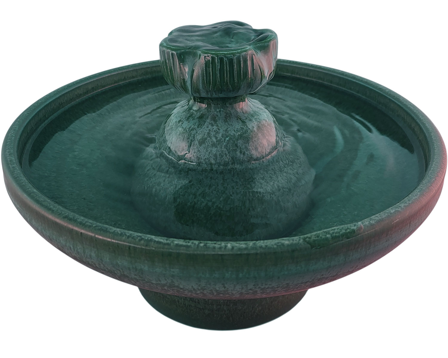 Emerald Piazza Enhanced Style Ceramic Cat Fountain (11 Cup)
