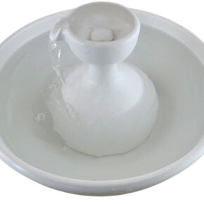 Piazza Bianca Enhanced Style Cat Drinking Fountain (10 Cup)