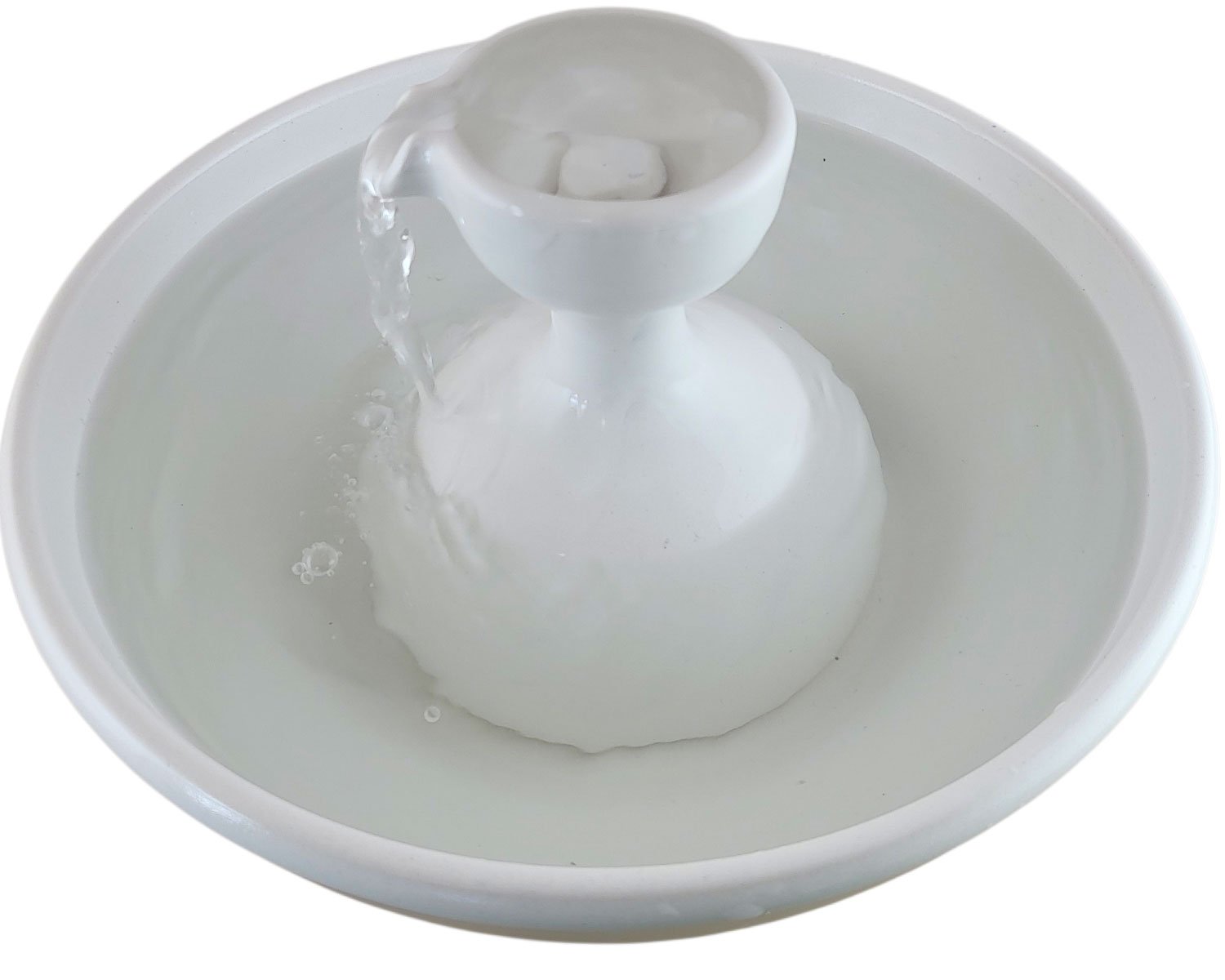 Piazza Bianca Enhanced Style Cat Drinking Fountain (10 Cup)