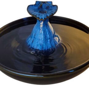 Scallop Original Style Ceramic Cat Fountain (9 Cup)