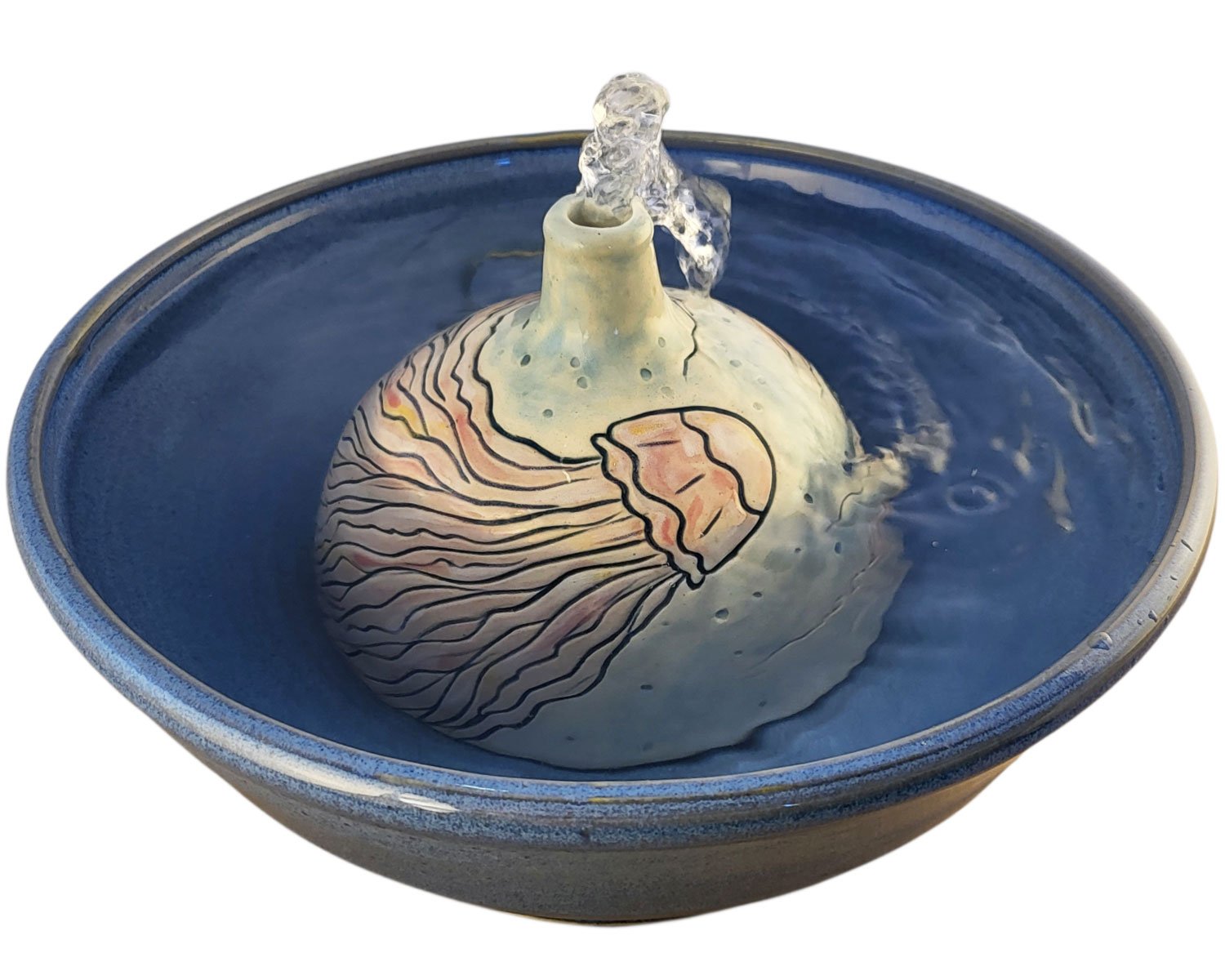 Jellyfish Geyser  Original Style Cat Water Fountain  (9 Cup)