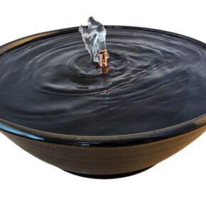 Handcrafted Cat Fountains Ebony Original Style Cat Drinking Fountain (10 Cup)