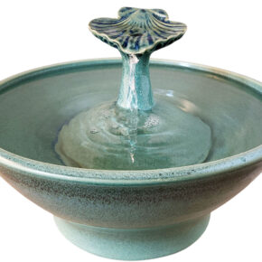 Scallop Enhanced Style Ceramic Cat Fountain (14 Cup)