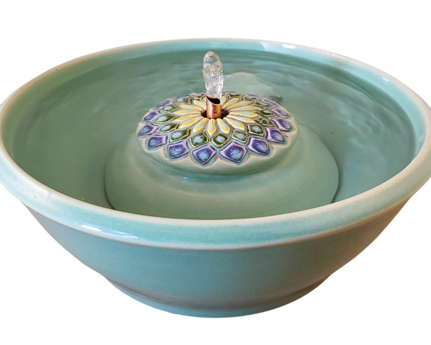 Mardi Gras Original Style  Cat Drinking Fountain (8 Cup)