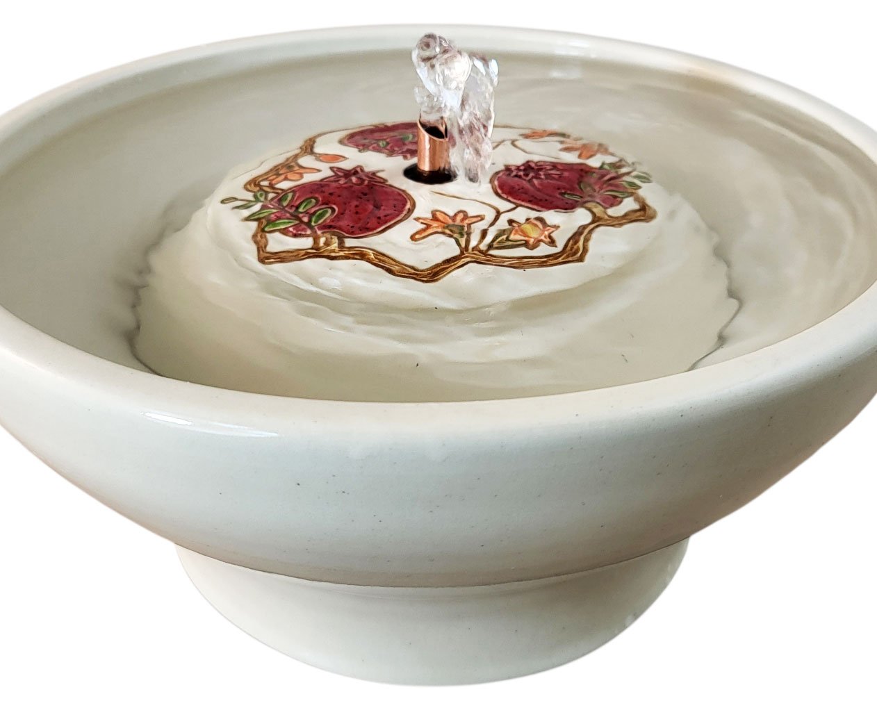 Pomegranate Enhanced Style  Cat Drinking Fountain (9 Cup)