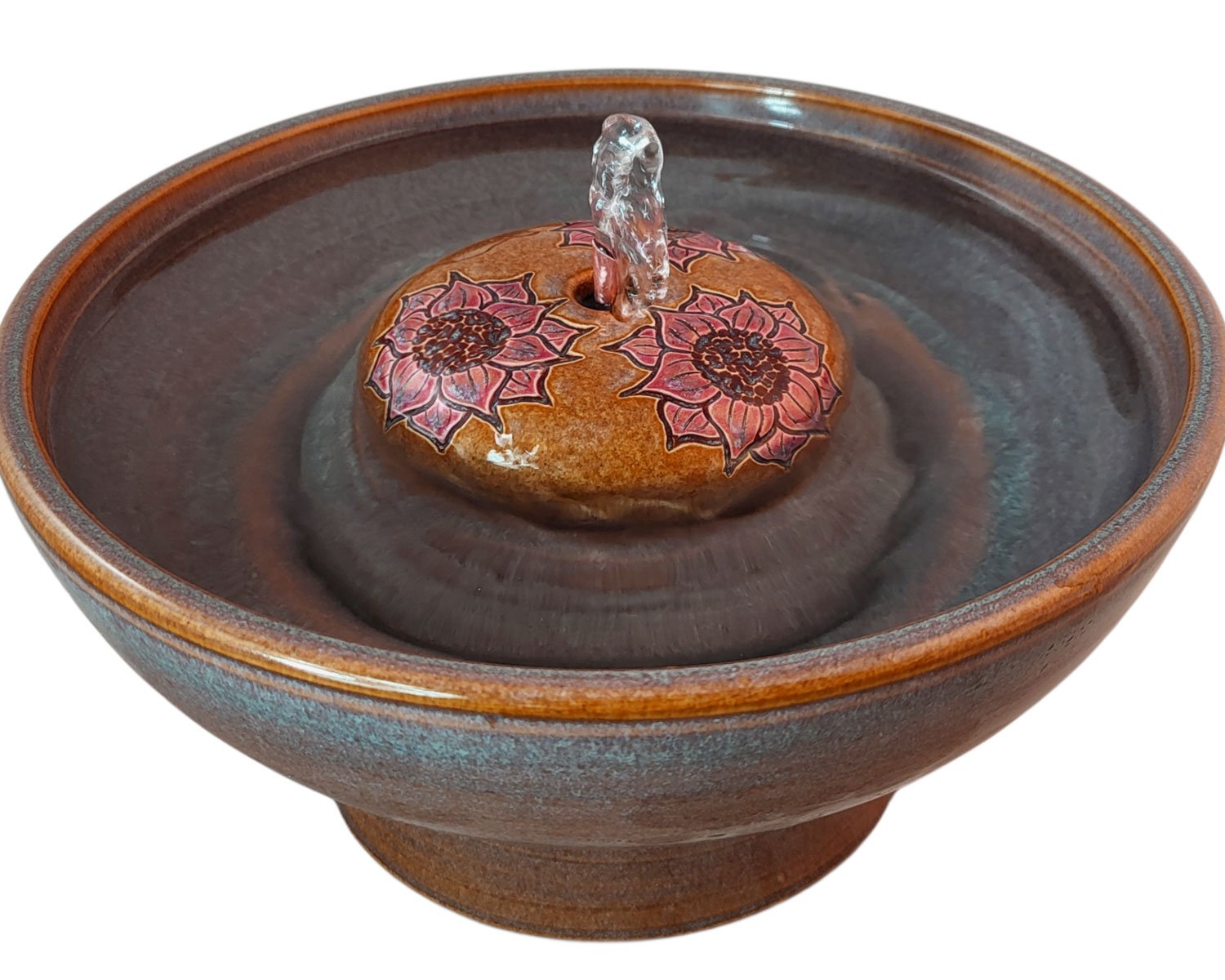 Strawberry Sun Enhanced Style  Cat Drinking Fountain (10 Cup)