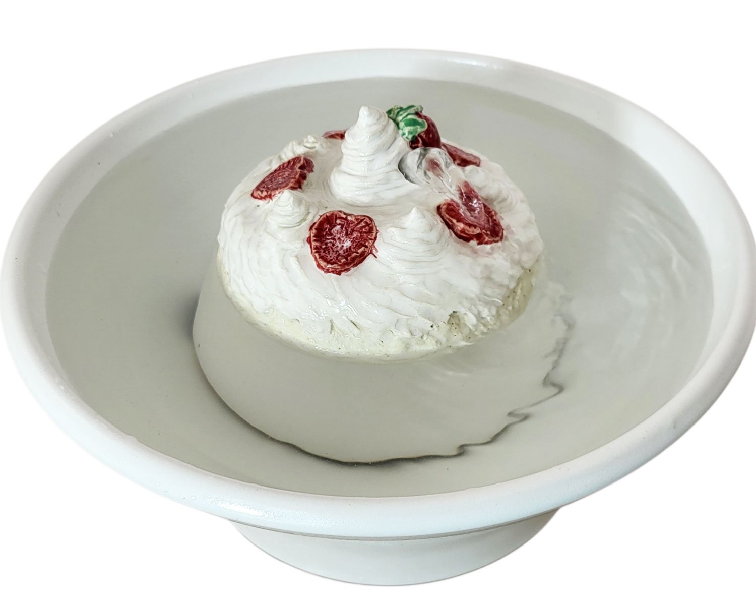 Strawberry Shortcaake Enhanced Style  Cat Drinking Fountain (8 Cup)