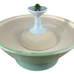 Is It 5 o'Clock Yet? Enhanced Style Cat Drinking Fountain  (14 Cup)