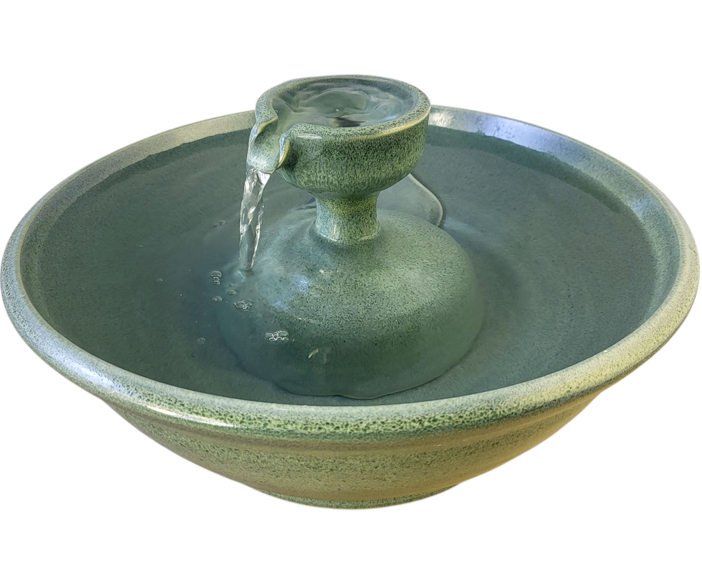 Peruvian Piazza  Original Style Ceramic Cat Water Fountain (13 Cup)