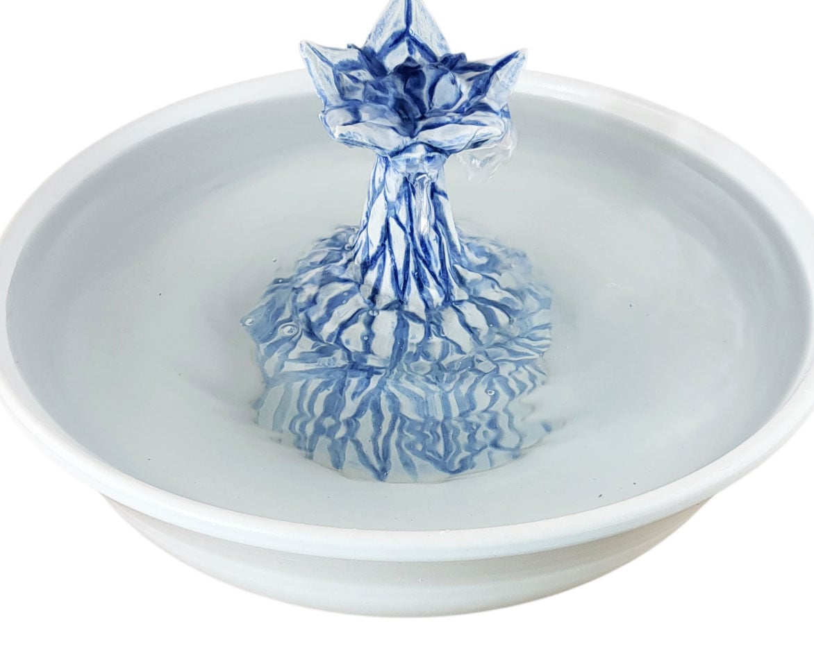 Ice Blossom Enhanced Style Cat Fountain (15 Cup)