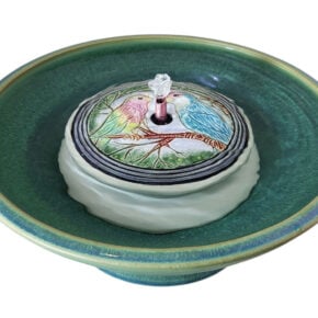 Love Birds Enhanced Style  Cat Drinking Fountain (10 Cup)