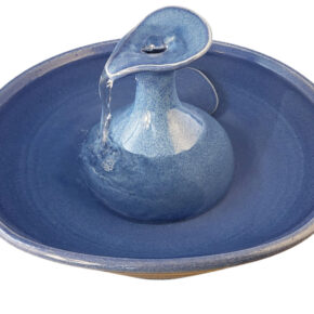 Lavender Blue Silk Original Style Cat Drinking Fountain (11 Cup)