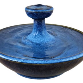 Midnight Piazza Original Style Ceramic Cat Fountain (9 cups)