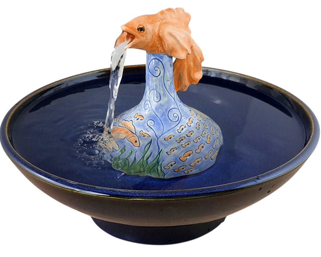 Koi School Enhanced Style Cat Drinking Fountain (11 Cup)