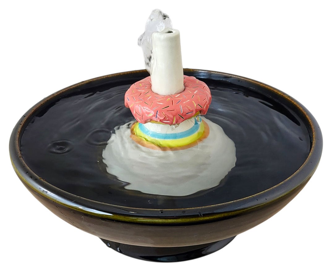 Frosted Donuts Enhanced Style Cat Fountain  (11 Cup)