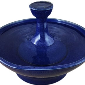 Piazza Squared Enhanced Style Ceramic Cat Water Fountain (11 Cup)