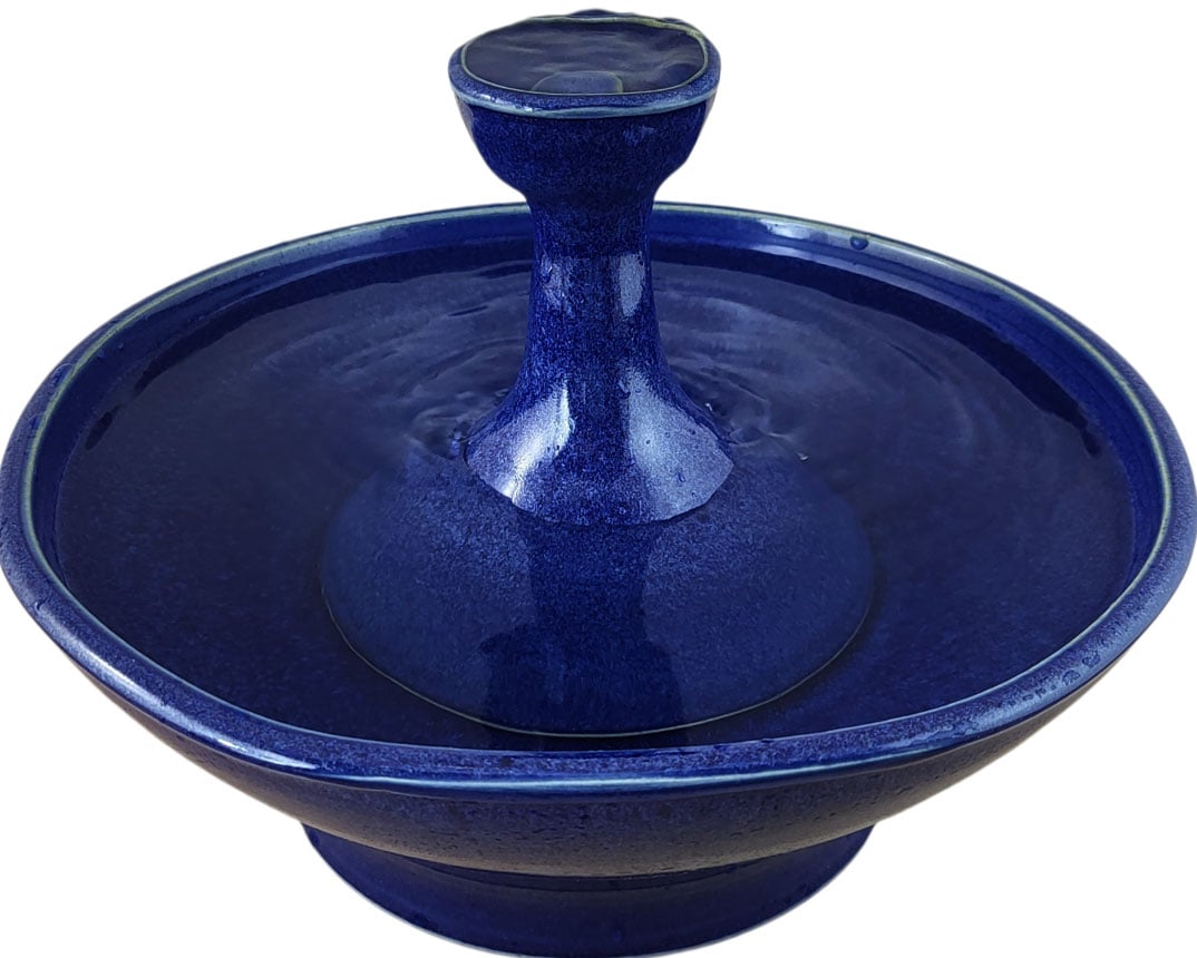 Piazza Squared Enhanced Style Ceramic Cat Water Fountain (11 Cup)