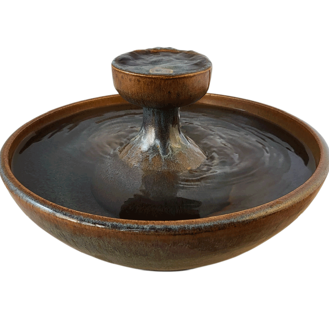 Antique Piazza Original Style Ceramic Cat Water Fountain (10 Cup)