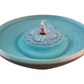 Mandala Original Style Ceramic Cat Drinking Fountain (8 Cup)