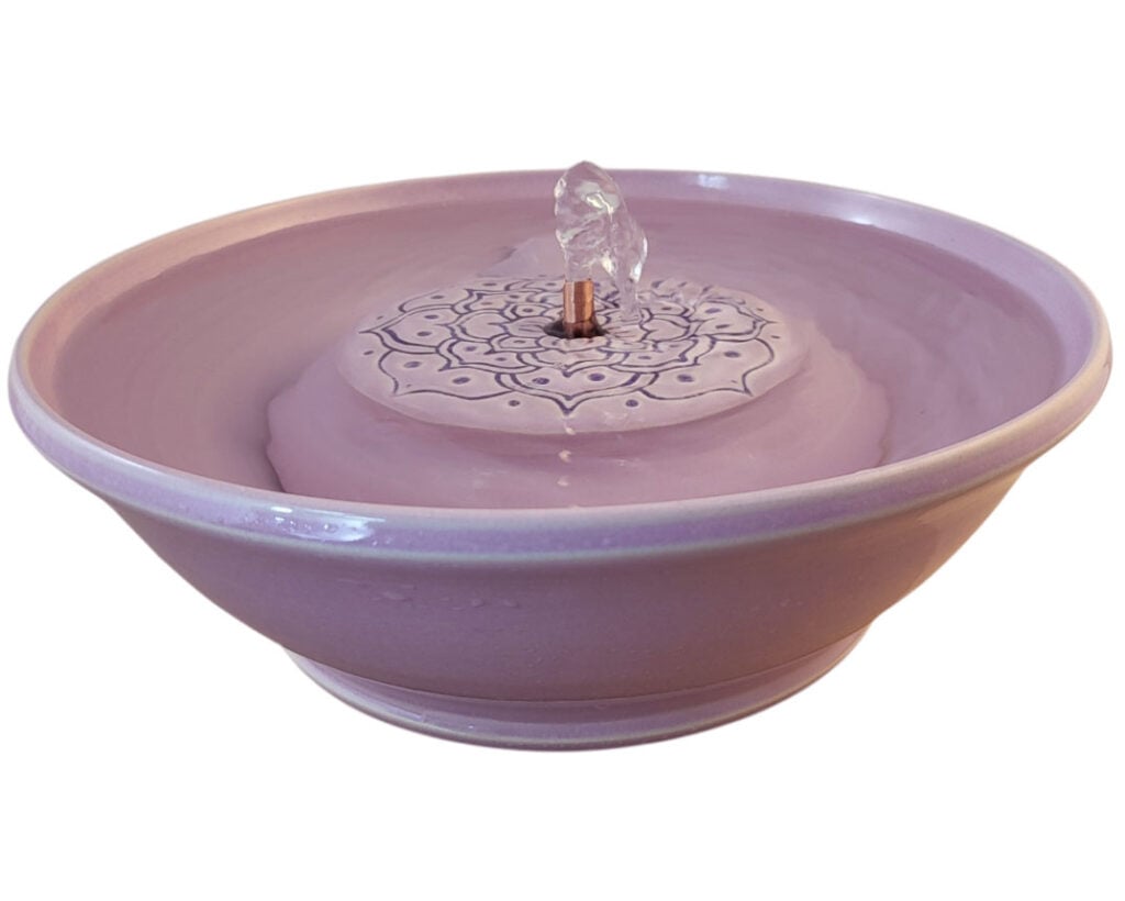 Mandala Original Style Ceramic Cat Drinking Fountain (10 Cup)