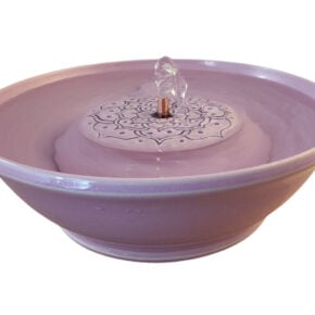 Mandala Original Style Ceramic Cat Drinking Fountain (10 Cup)