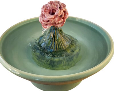 Rose Enhanced Style Cat Drinking Fountain (10 Cup)