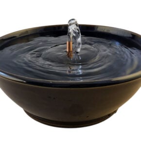 Antique Copper Original Style Ceramic Cat Drinking Fountain (9 Cup)