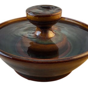 Mahogany Piazza Original Style Ceramic Cat Fountain (11 cups)