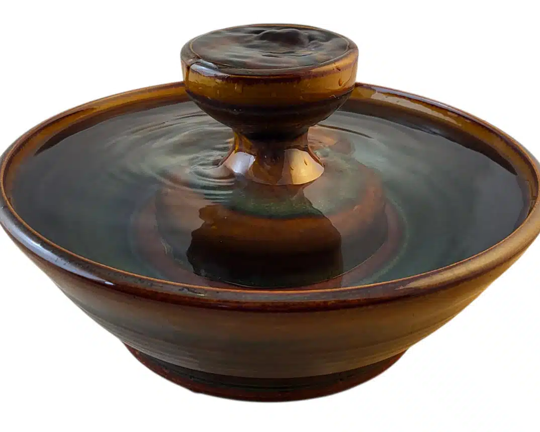 Mahogany Piazza Original Style Ceramic Cat Fountain (11 cups)