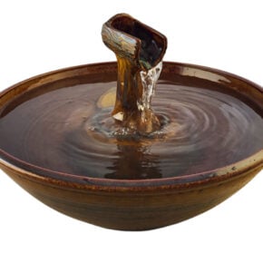 Old Log Original Style Ceramic Cat Water Fountain (12 Cup)