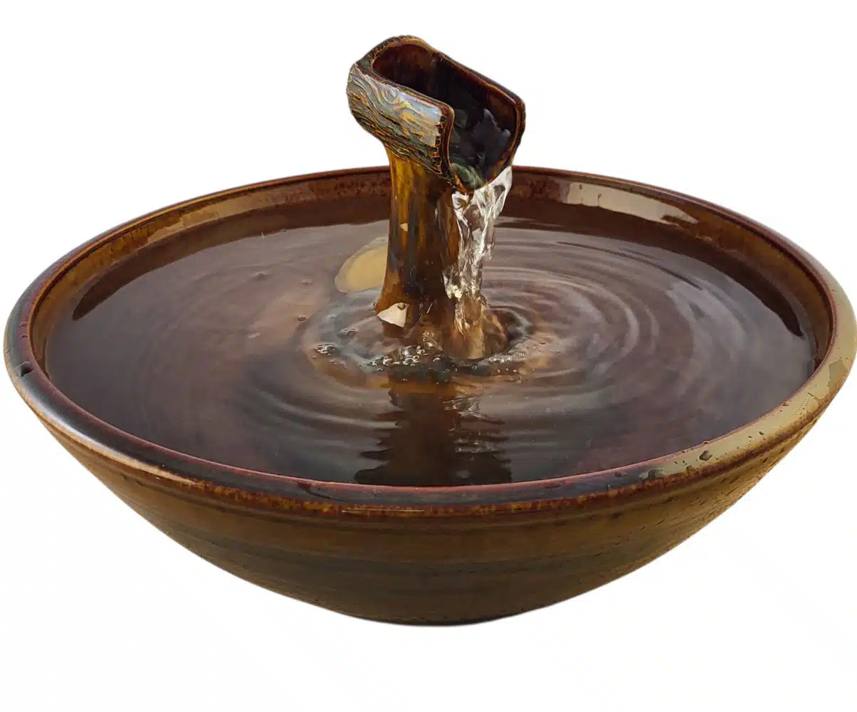 Old Log Original Style Ceramic Cat Water Fountain (12 Cup)