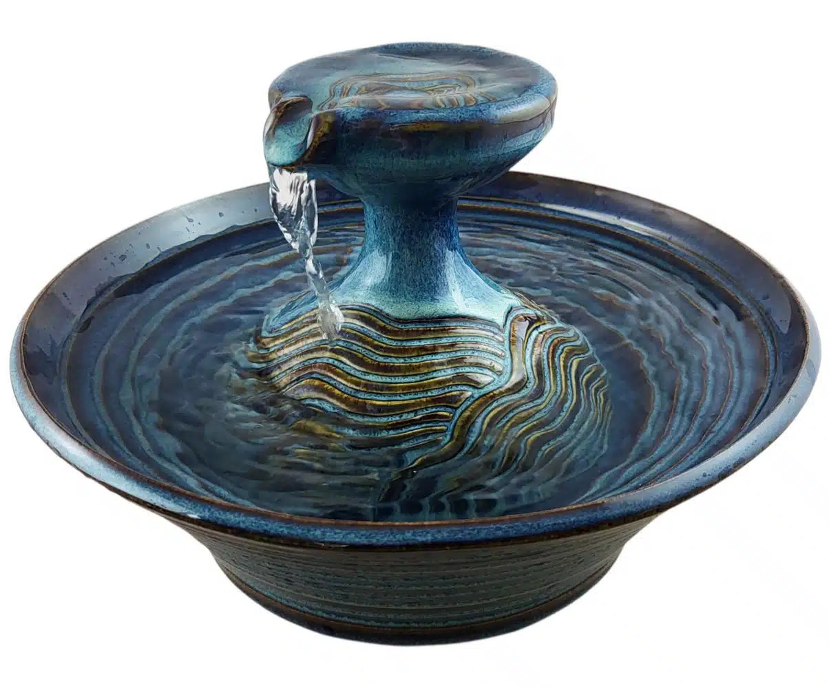 Wave Piazza  Original Style Ceramic Cat Water Fountain (7 Cup)