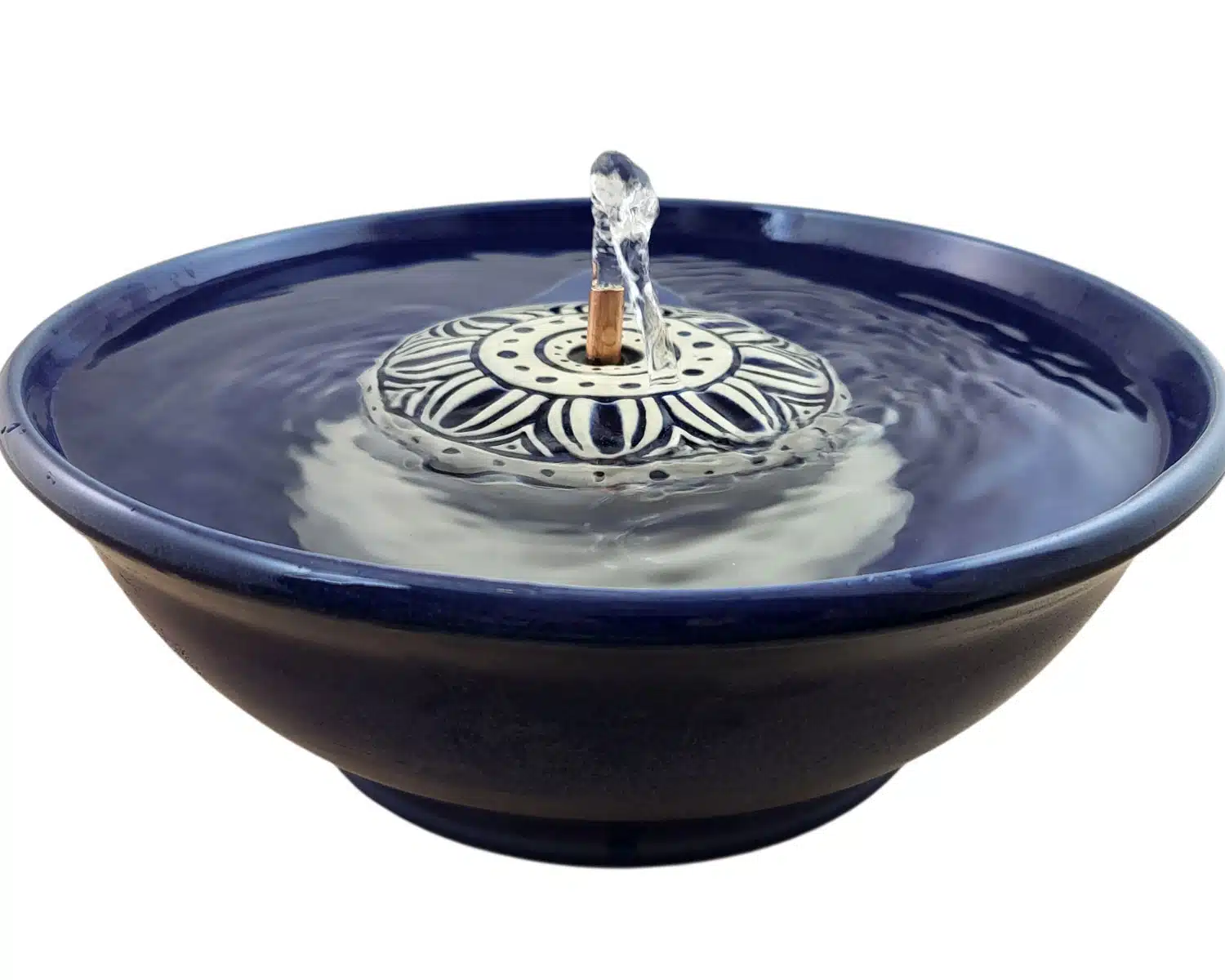 Deco Flower Original Style Ceramic Cat Drinking Fountain (9 Cup)