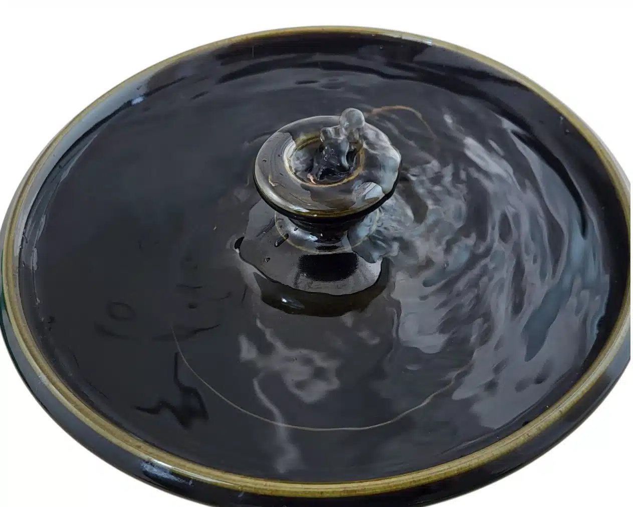 Ebony II Geyser Original Style Ceramic Cat Fountain (7 Cup)