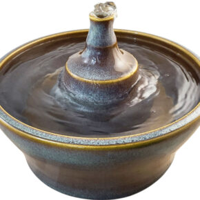 Desert Geyser Enhanced Style Ceramic Cat Fountain (13 Cup)