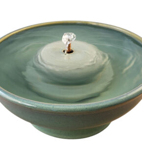 Sea Dome Enhanced Style Ceramic Cat Fountain (15 Cup)