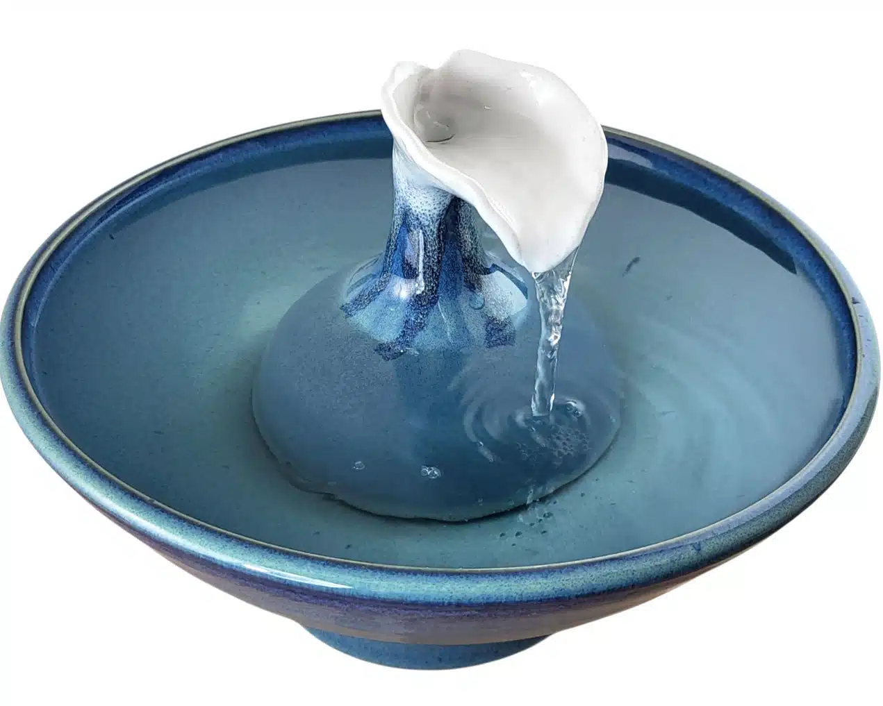 Calla Lily Enhanced Style Cat Drinking Fountain (14 Cup)