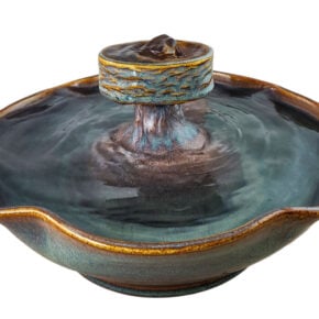 Ovoid Piazza Original Style Ceramic Cat Fountain (11 cups)