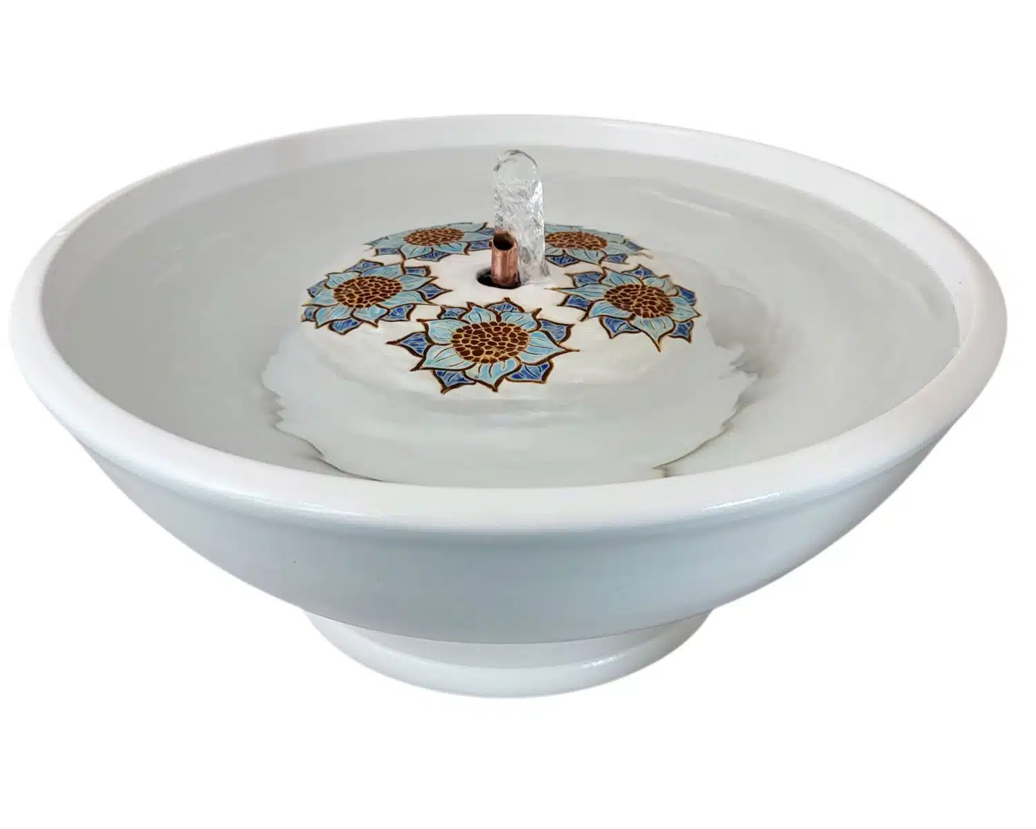 Shade Flower Enhanced Style  Cat Drinking Fountain (11 Cup)