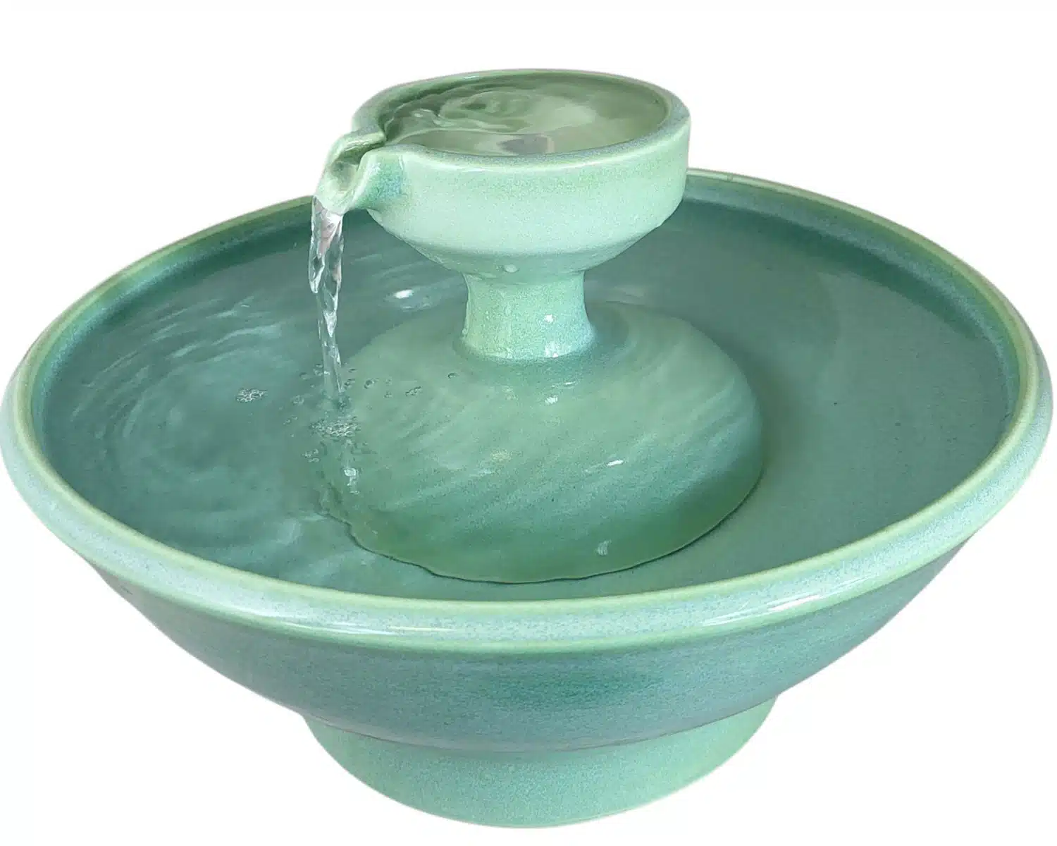 RESERVED for Anita Caribbean Piazza  Enhanced Style Ceramic Cat Water Fountain (14 Cup)