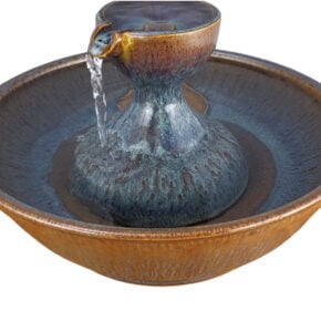 Antique Piazza  Original Style Ceramic Cat Water Fountain (11 Cup)