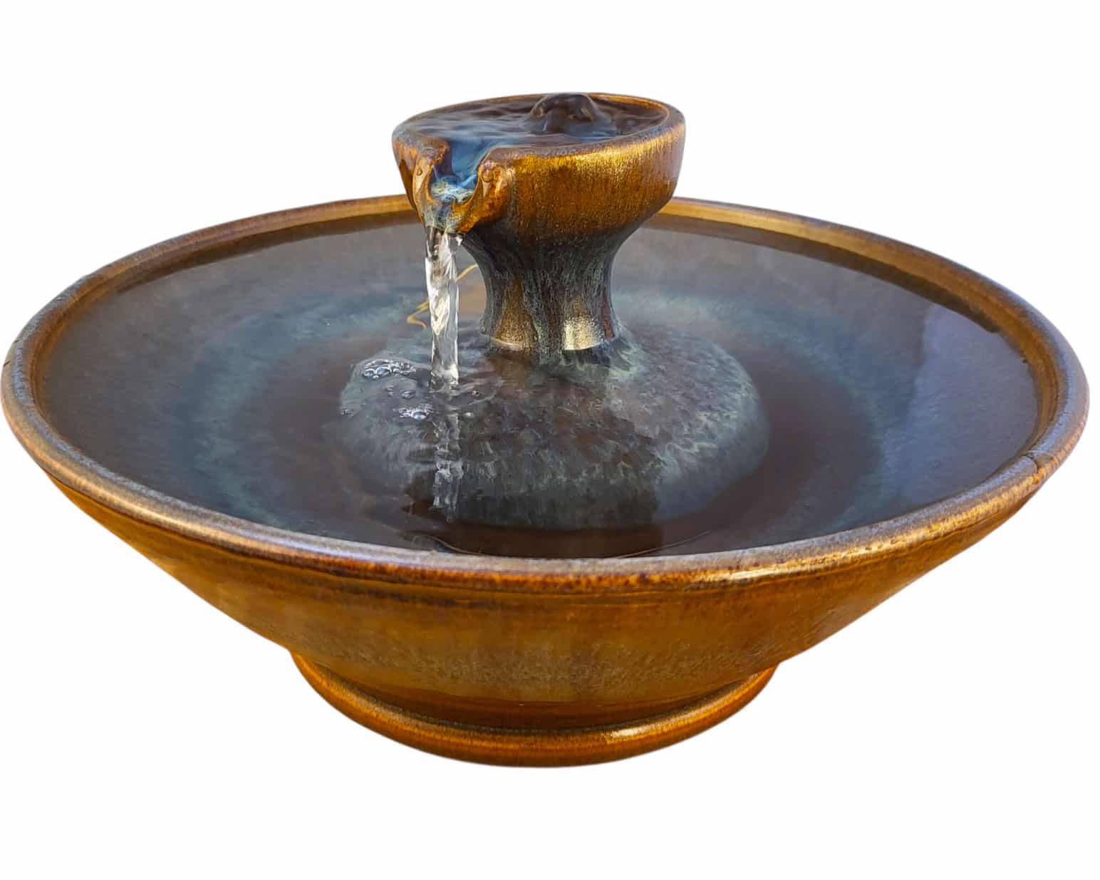 Antique Piazza Original Style Ceramic Cat Water Fountain (14 Cup)