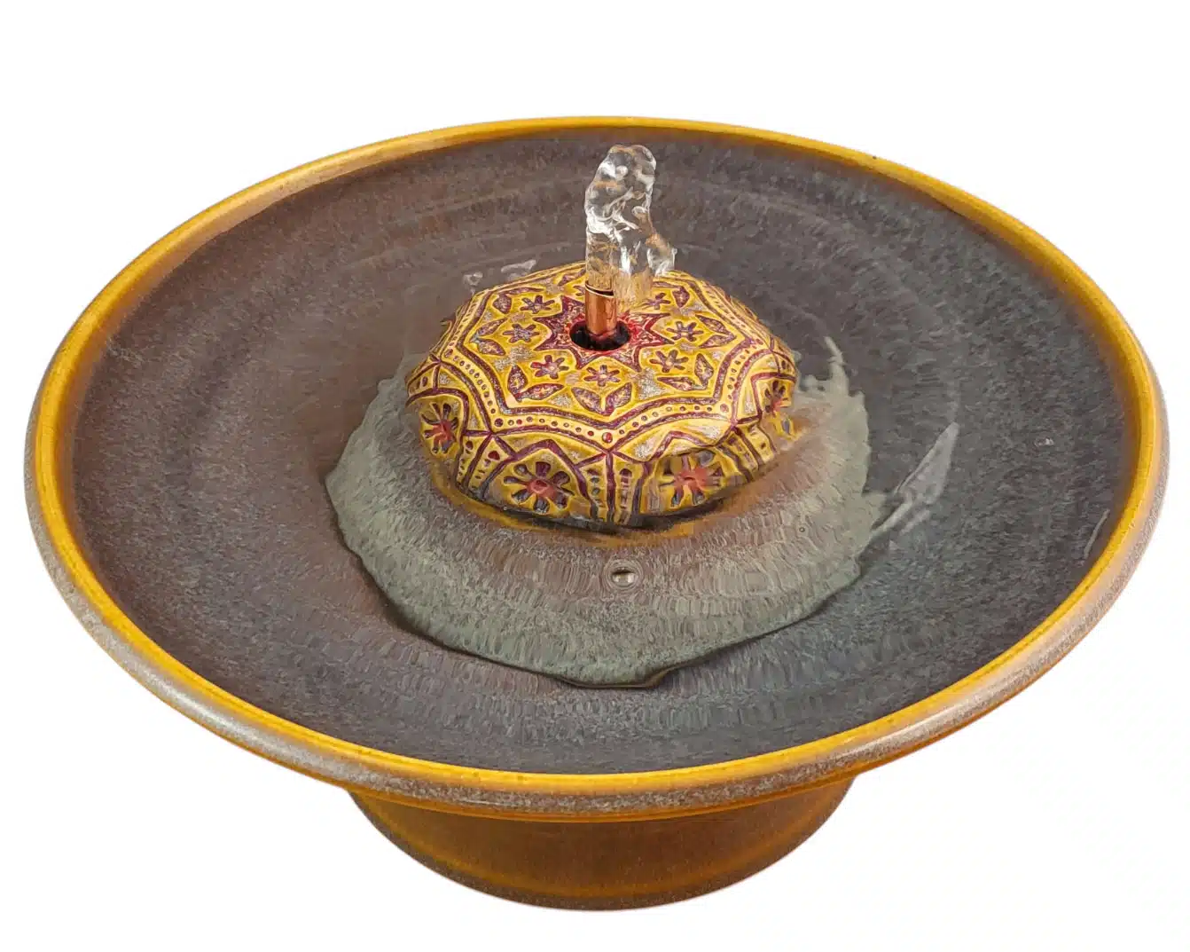 Mandala Enhanced Style Cat Drinking Fountain (10 Cup)