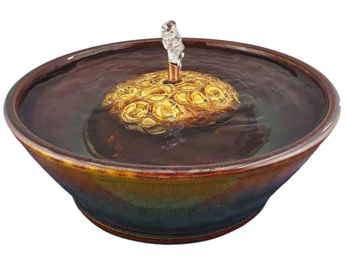 Leopard Print Original Style Cat Drinking Fountain (9 Cup)