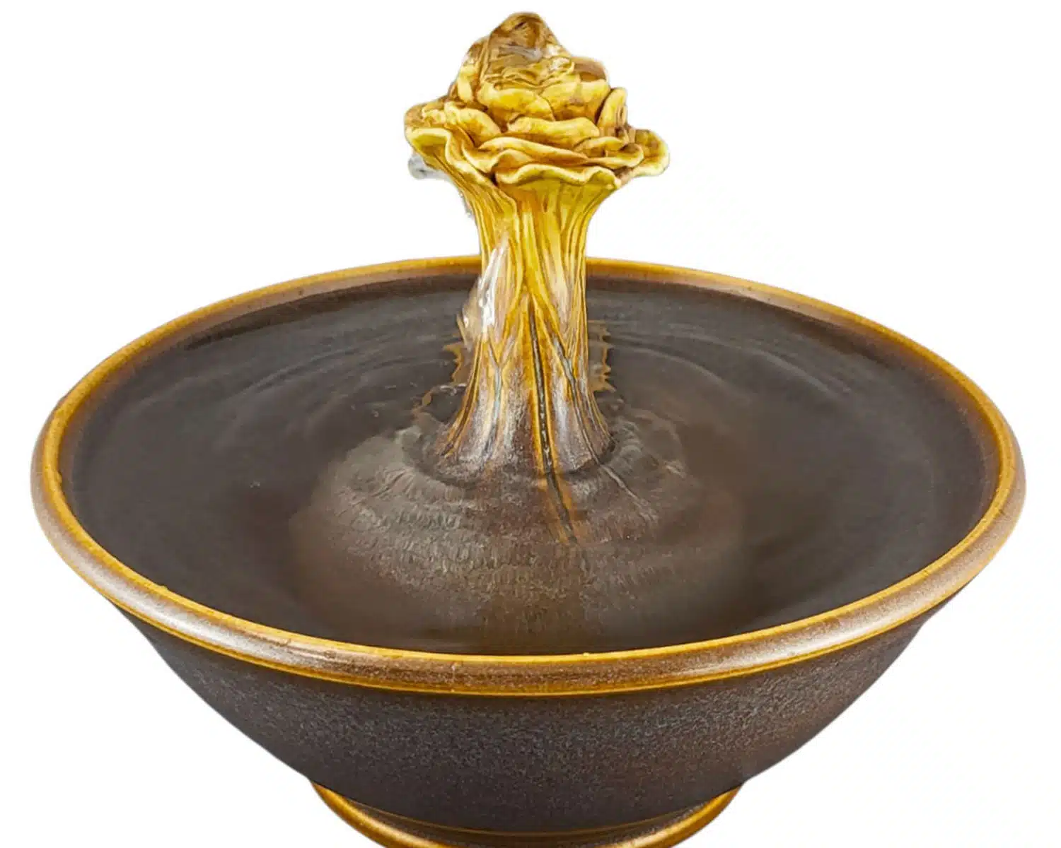 Yellow Rose Original Style Cat Drinking Fountain (9 Cup)