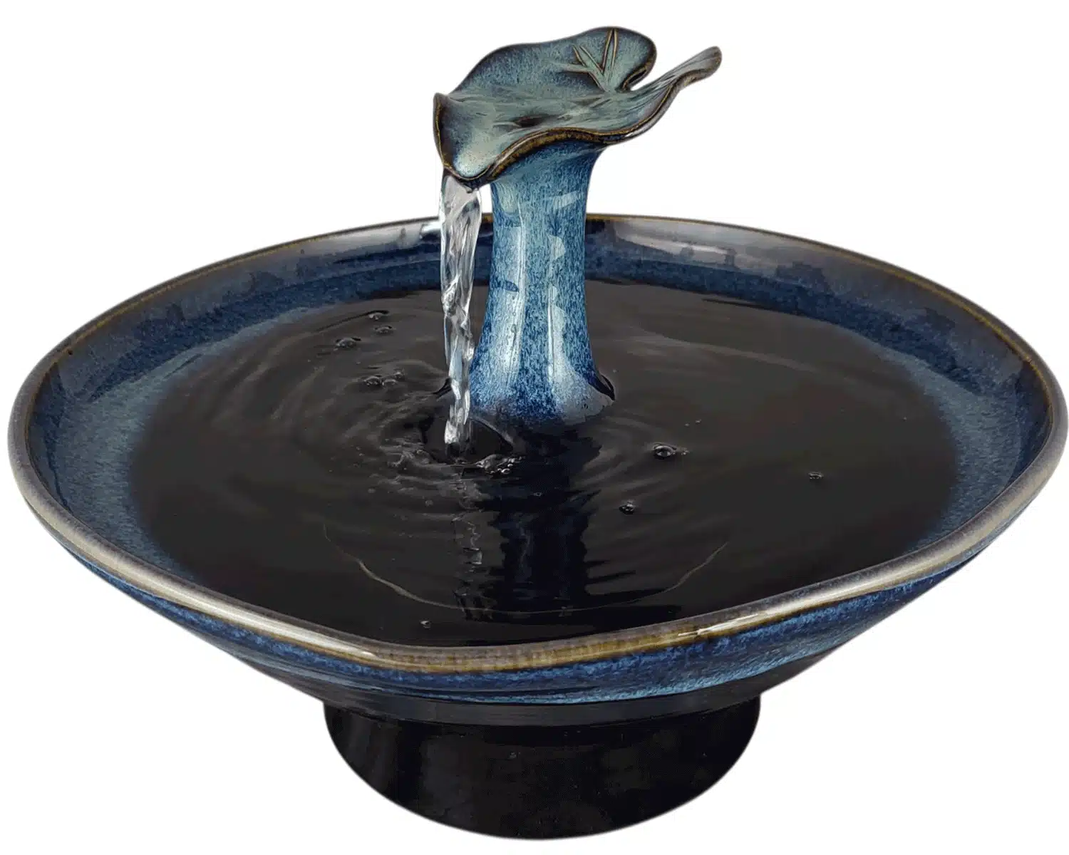 Waterlily Leaf Enhanced Style Cat Drinking Fountain (11 Cup)