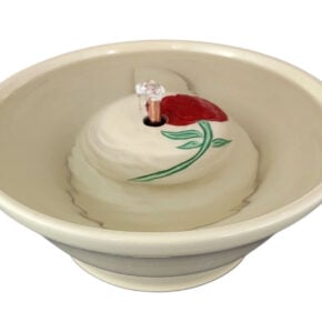 Red Rose Original Style Cat Drinking Fountain (8 Cup)