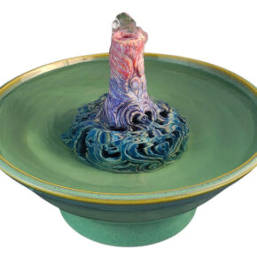 Phantasy Enhanced Style Ceramic Cat Fountain (10 Cup)