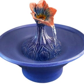 Wild Hibiscus Enhanced Style Cat Water Fountain  (8 Cup)