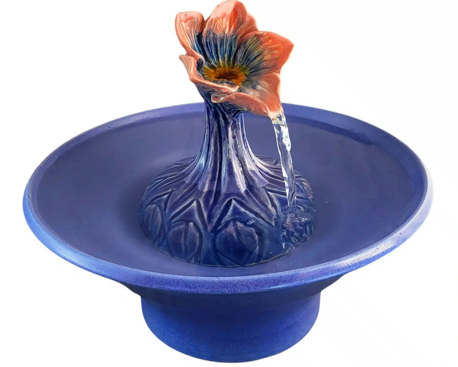 Wild Hibiscus Enhanced Style Cat Water Fountain  (8 Cup)